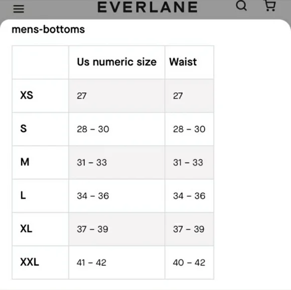 EVERLANE The Slim 4-Way Stretch Organic Jeans Uniform NWOT!
